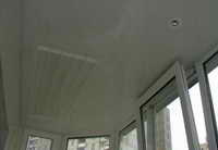 внутренняя обшивка потолка балкона пластиковой вагонкой