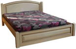 Кровать из натурального дерева Ольхи - покраска с патиной