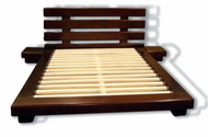 деревянная кровать в японском стиле